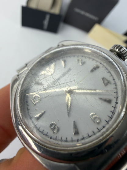 Vintage Emporio Armani Quartz Bracelet Watch Late 1990s Silver