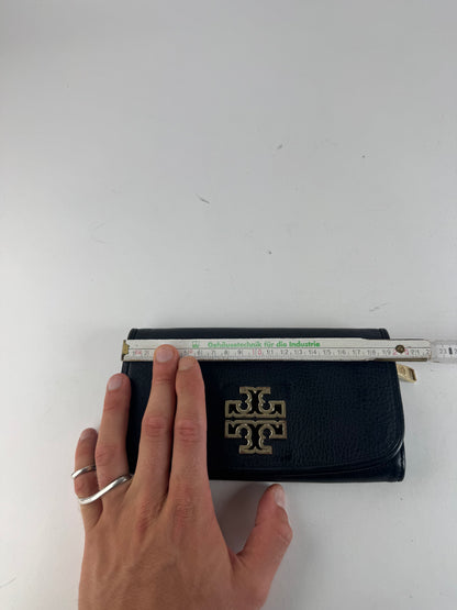 Vintage Tory Burch leather wallet black
