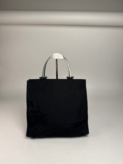 Vintage Gucci Tom Ford Era Handbag Polyester Black