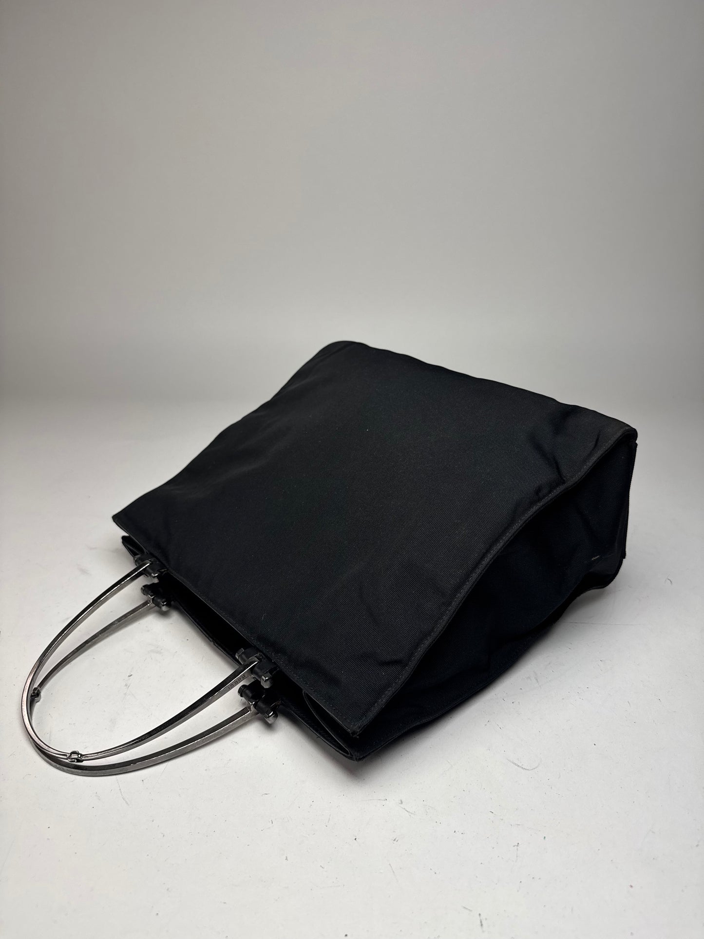 Vintage Gucci Tom Ford Era Handbag Polyester Black