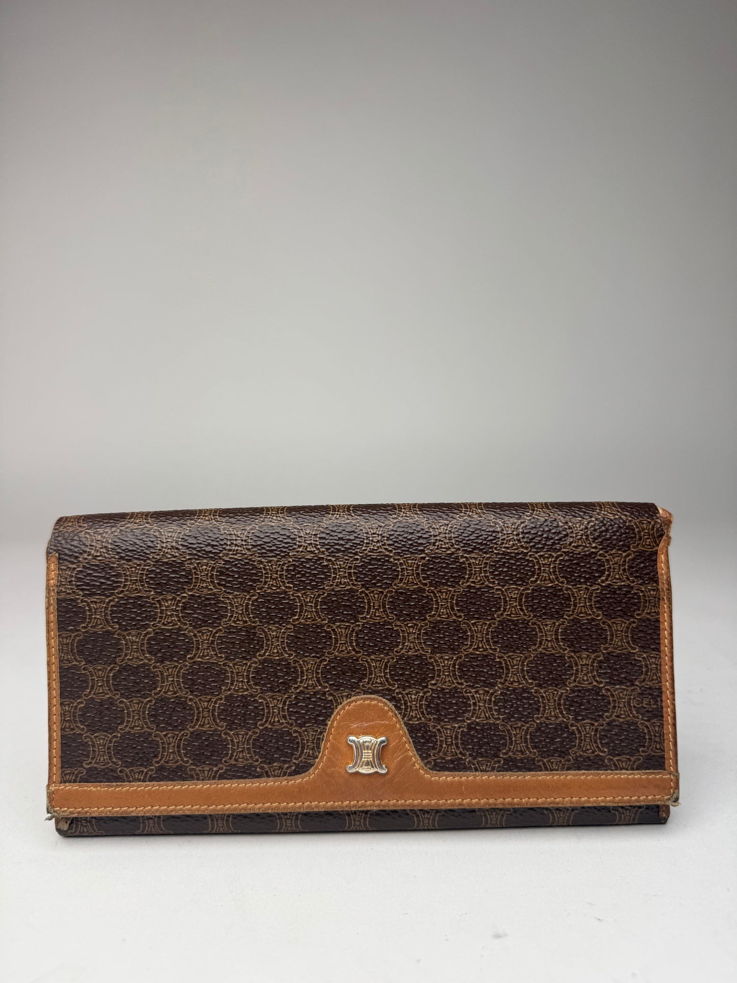 Vintage Celine Paris Leather wallet brown