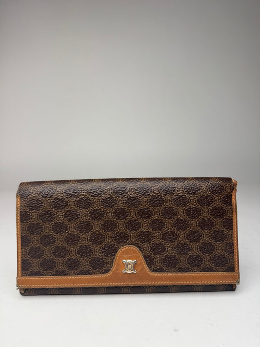 Vintage Celine Paris Leather wallet brown