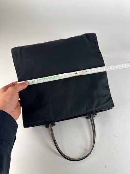 Vintage Gucci Tom Ford Era Handbag Polyester Black