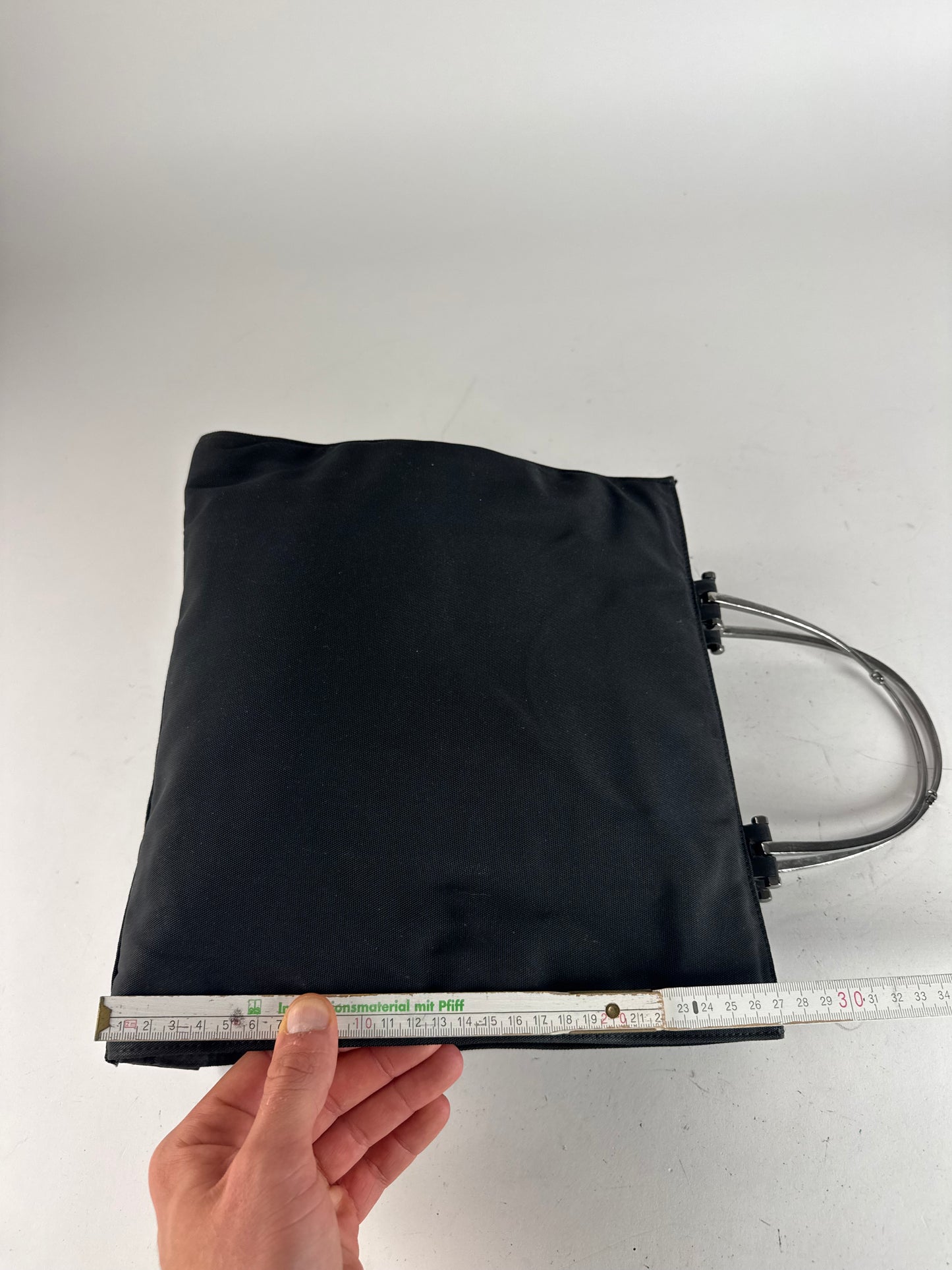 Vintage Gucci Tom Ford Era Handbag Polyester Black