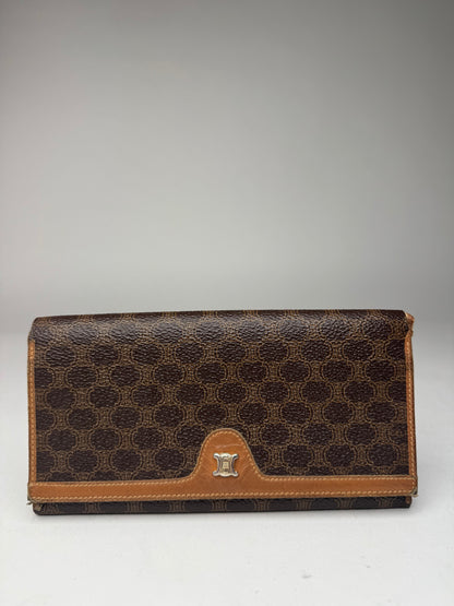 Vintage Celine Paris Leather wallet brown