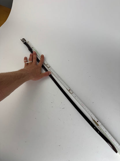 Vintage Gucci Patent Leather Belt purple