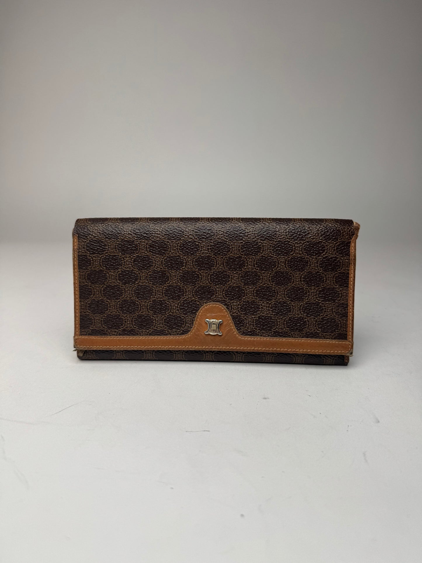 Vintage Celine Paris Leather wallet brown