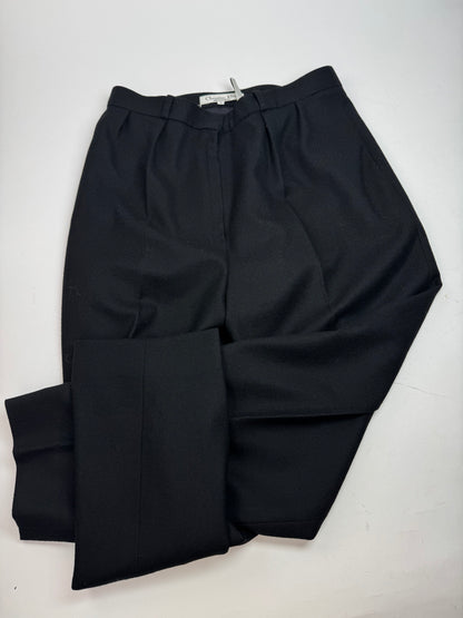 Vintage Dior Wool Pants Black
