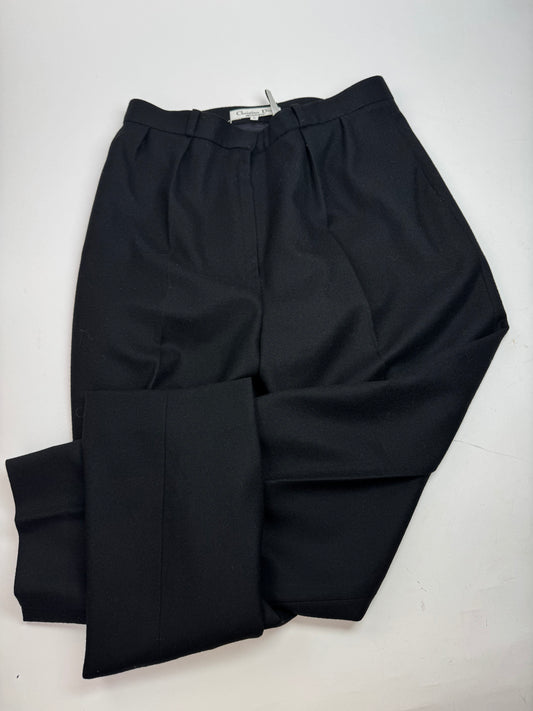Vintage Dior Wool Pants Black
