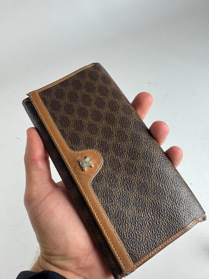 Vintage Celine Paris Leather wallet brown