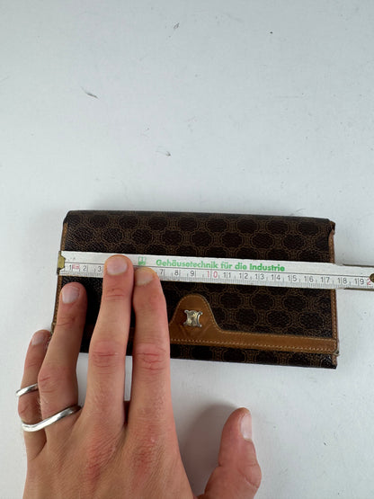 Vintage Celine Paris Leather wallet brown