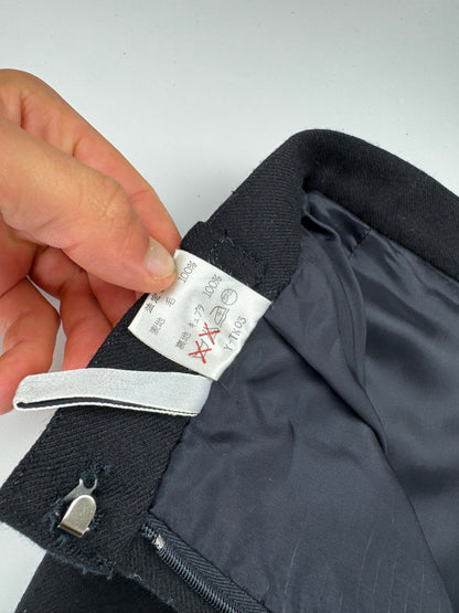 Vintage Dior Wool Pants Black