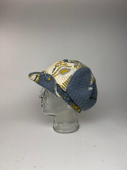 Vintage Emilio pucci Wool hat Blue white yellow