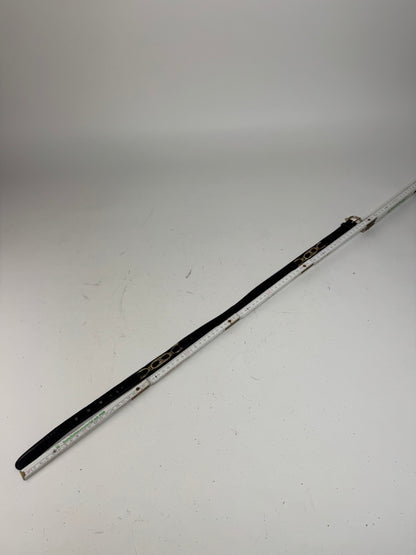 Vintage Celine Paris Leather Belt Black
