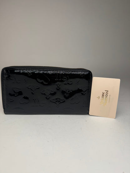 Vintage Vivienne Westwood Patent Leather monogram Wallet black