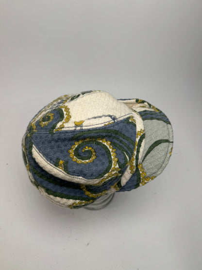 Vintage Emilio pucci Wool hat Blue white yellow