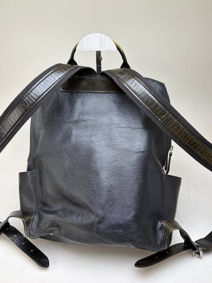 Vintage Vivienne Westwood Leather Backpack Black Silver