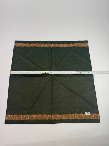 Vintage Celine Scarf Green Brown