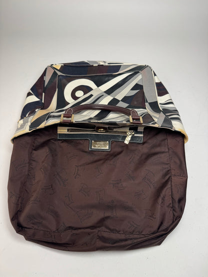 Vintage Emilio Pucci Abstract Bag grey Brown
