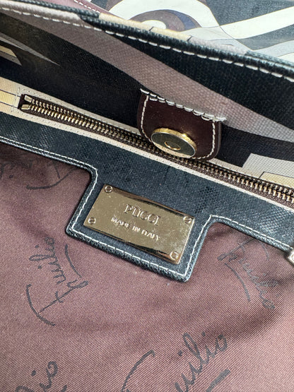 Vintage Emilio Pucci Abstract Bag grey Brown