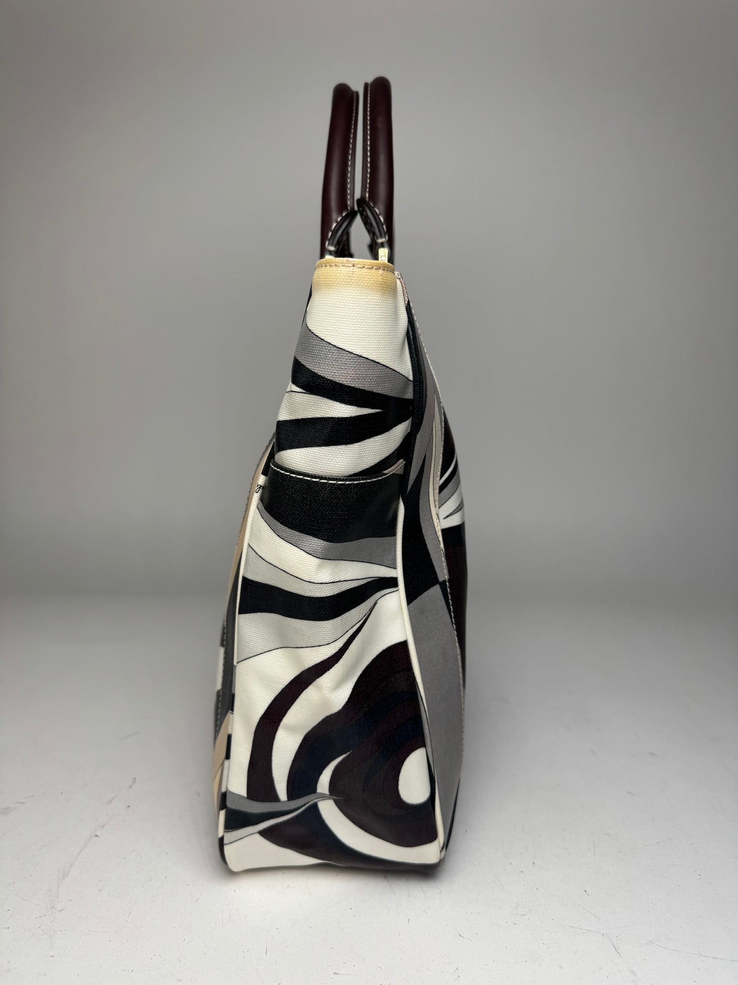 Vintage Emilio Pucci Abstract Bag grey Brown