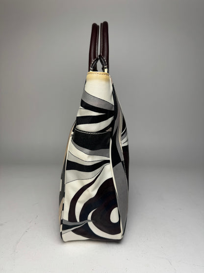 Vintage Emilio Pucci Abstract Bag grey Brown