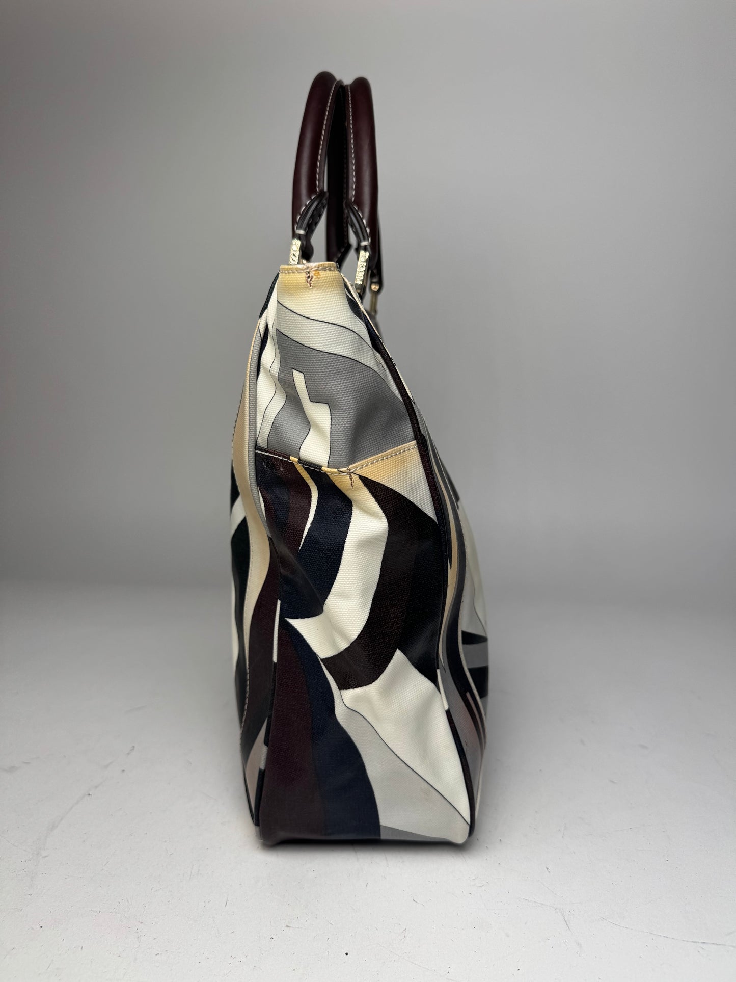 Vintage Emilio Pucci Abstract Bag grey Brown
