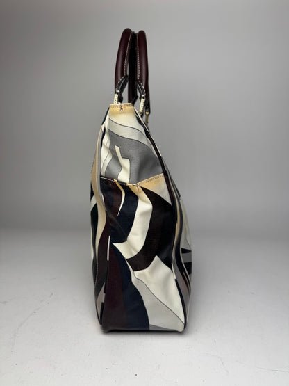 Vintage Emilio Pucci Abstract Bag grey Brown