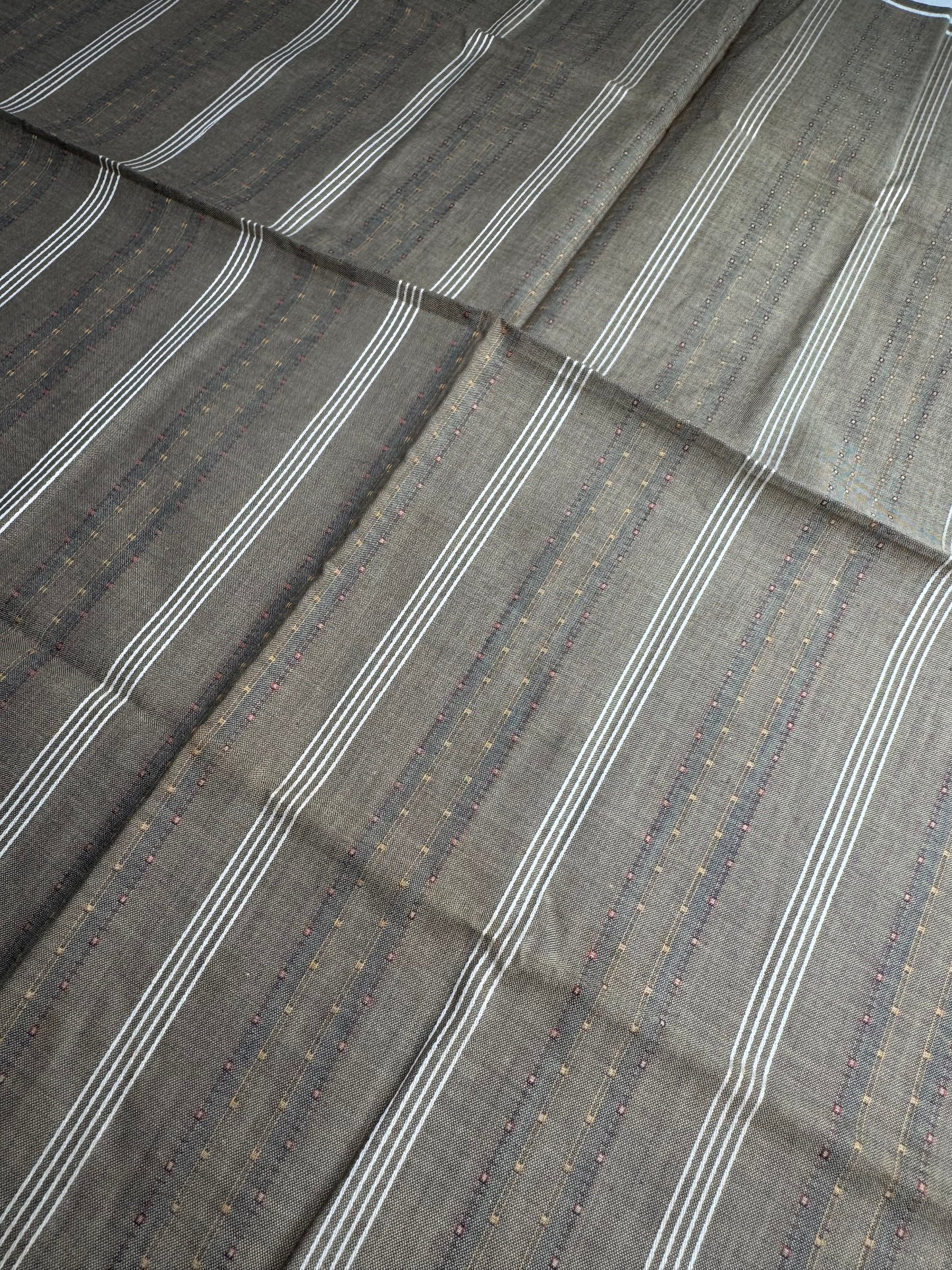 Vintage Celine Scarf Brown Striped