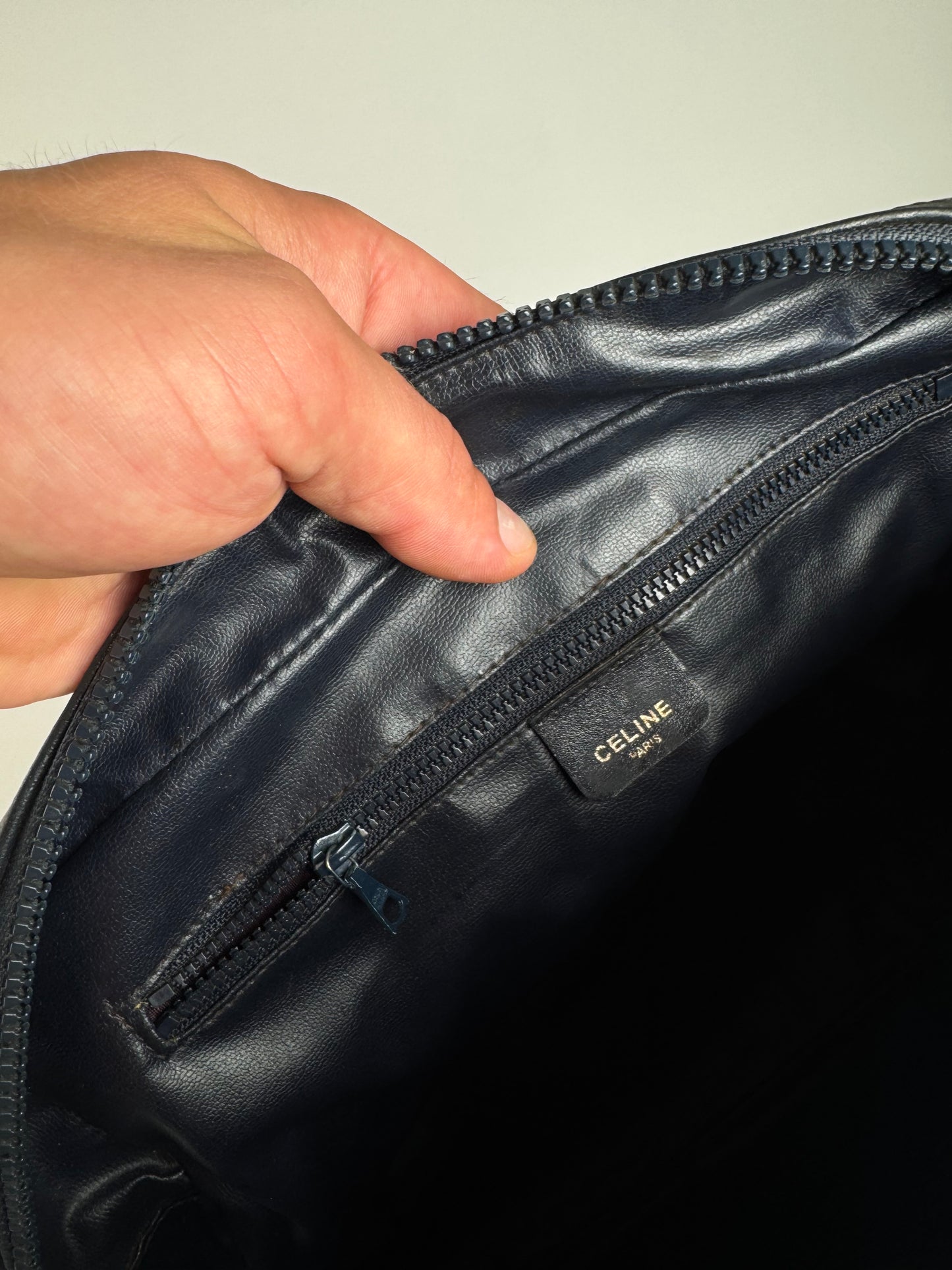 Sac vintage en cuir monogramme Céline Paris Triomphe