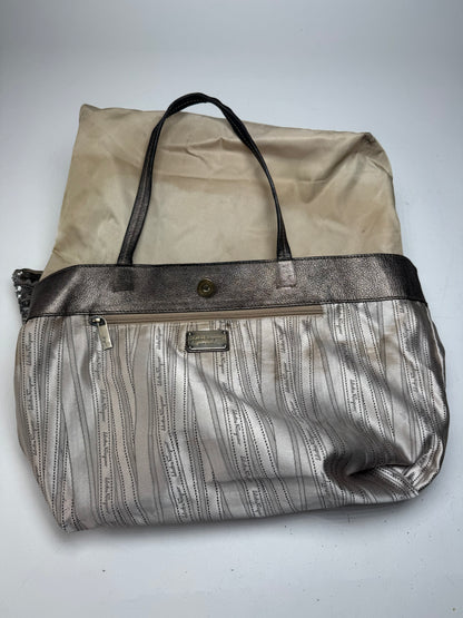 Vintage Salvatore Ferragamo Tote Bag Silver