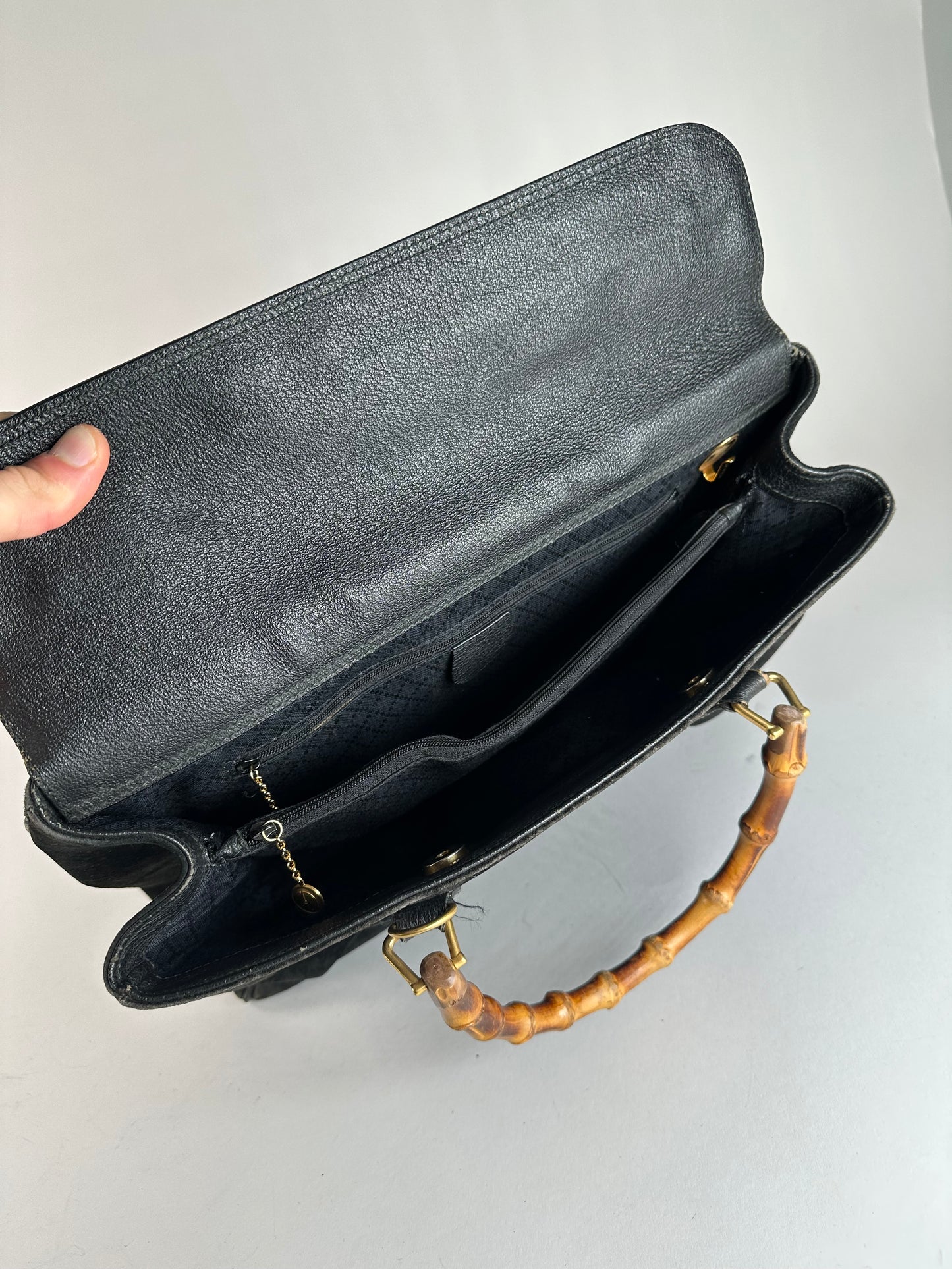 Vintage Gucci bamboo suede Bamboo