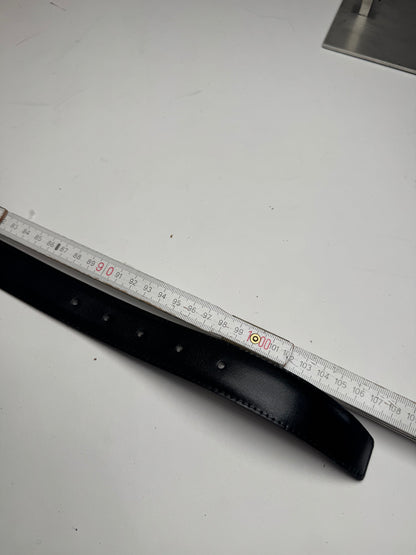 Vintage Yves Saint Laurent Leather Belt black New