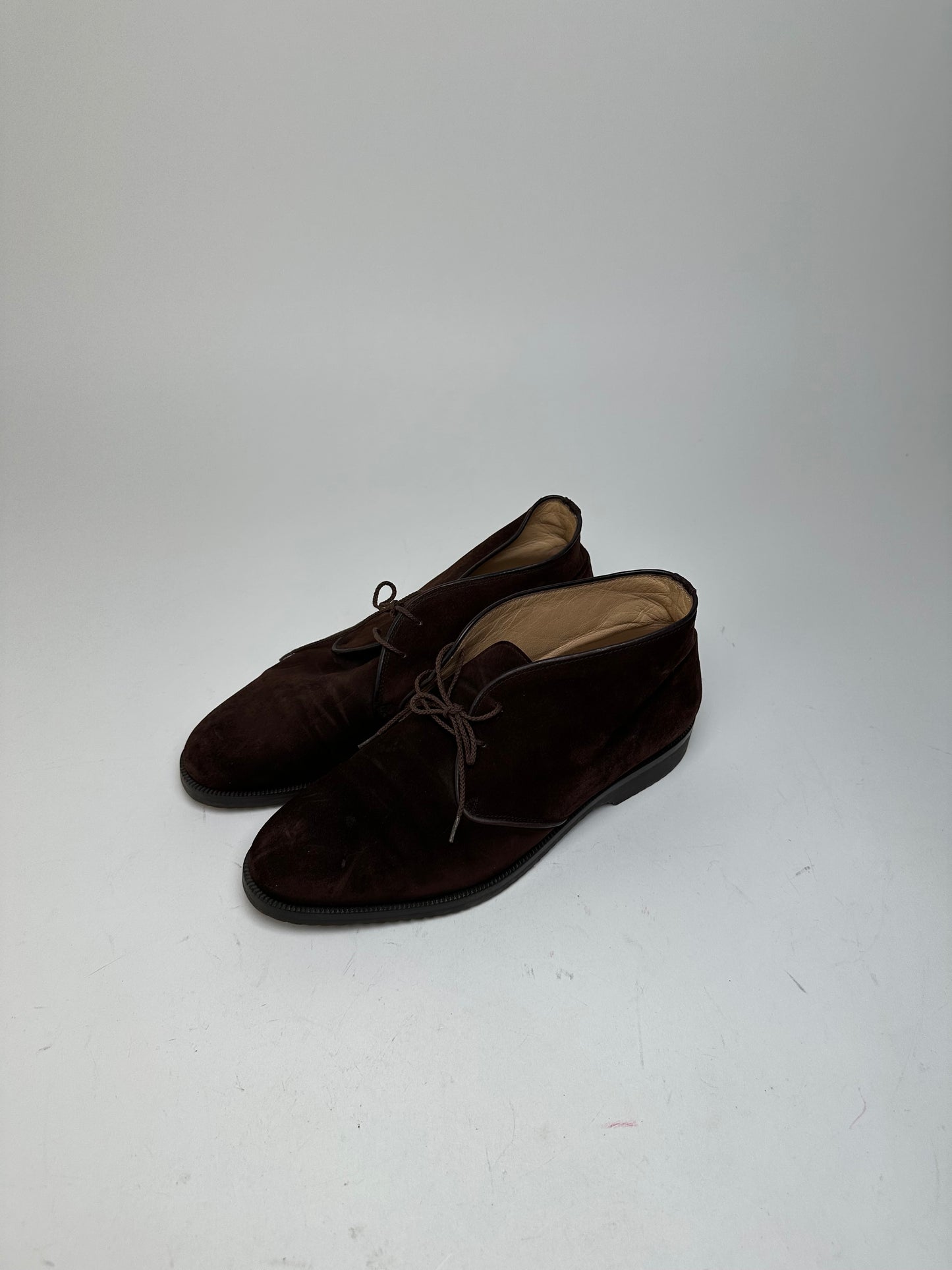Vintage Celine Chukka Boots Brown Suede EU40,5