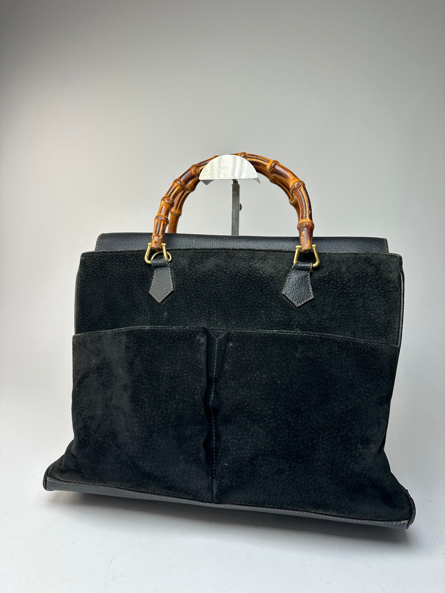 Vintage Gucci bamboo suede Bamboo