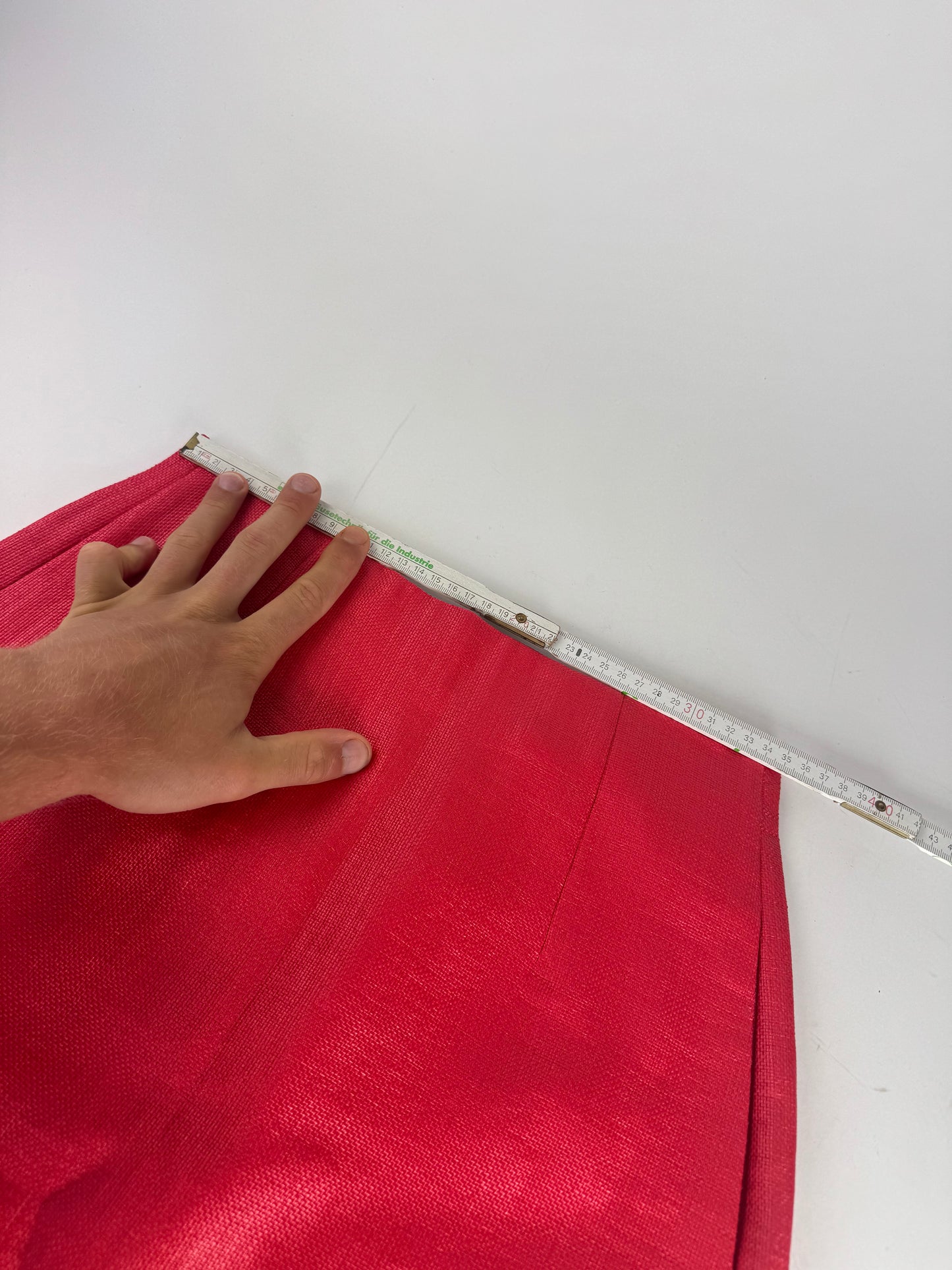 Vintage Armani Skirt Red