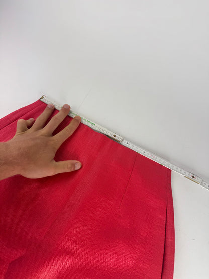 Vintage Armani Skirt Red