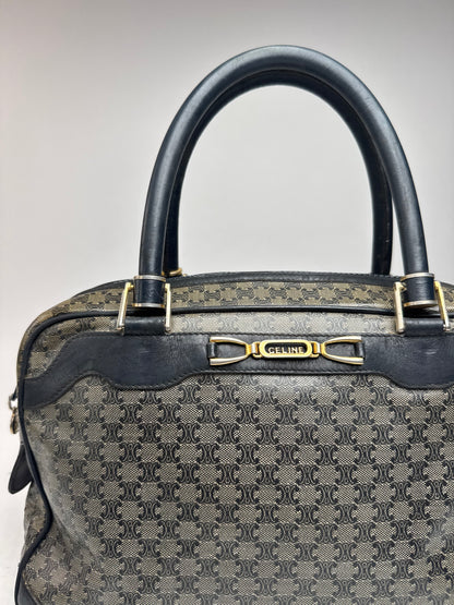 Sac vintage en cuir monogramme Céline Paris Triomphe