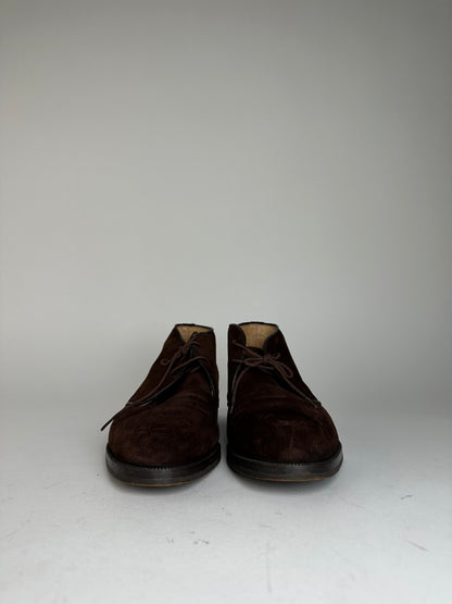 Vintage Celine Chukka Boots Brown Suede EU40,5