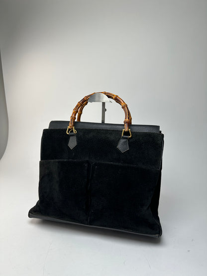 Vintage Gucci bamboo suede Bamboo