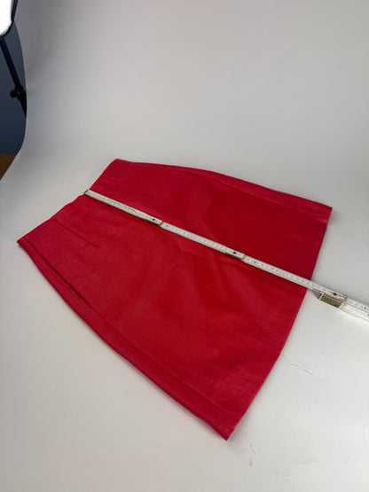 Vintage Armani Skirt Red