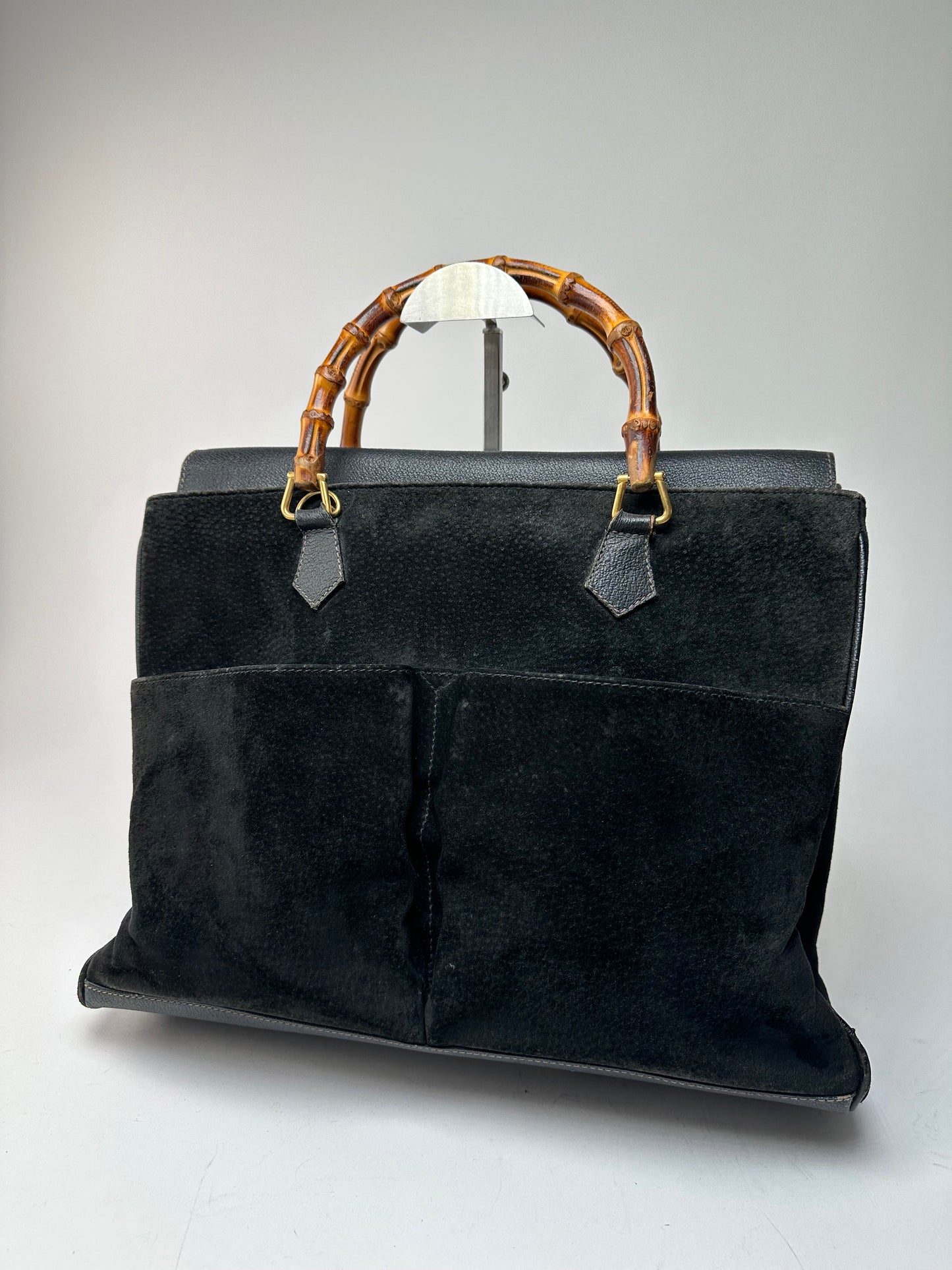 Vintage Gucci bamboo suede Bamboo