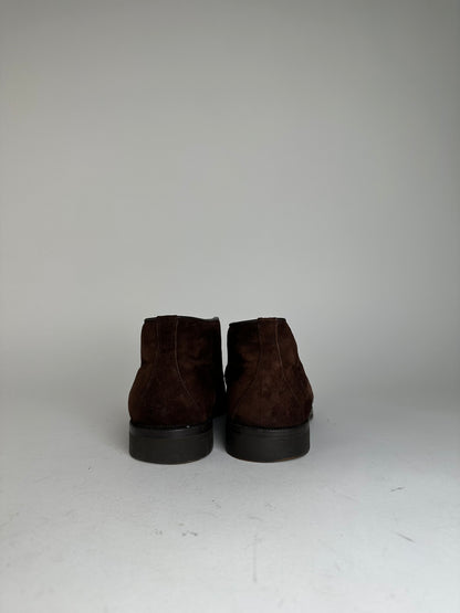 Vintage Celine Chukka Boots Brown Suede EU40,5