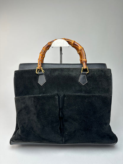 Vintage Gucci bamboo suede Bamboo