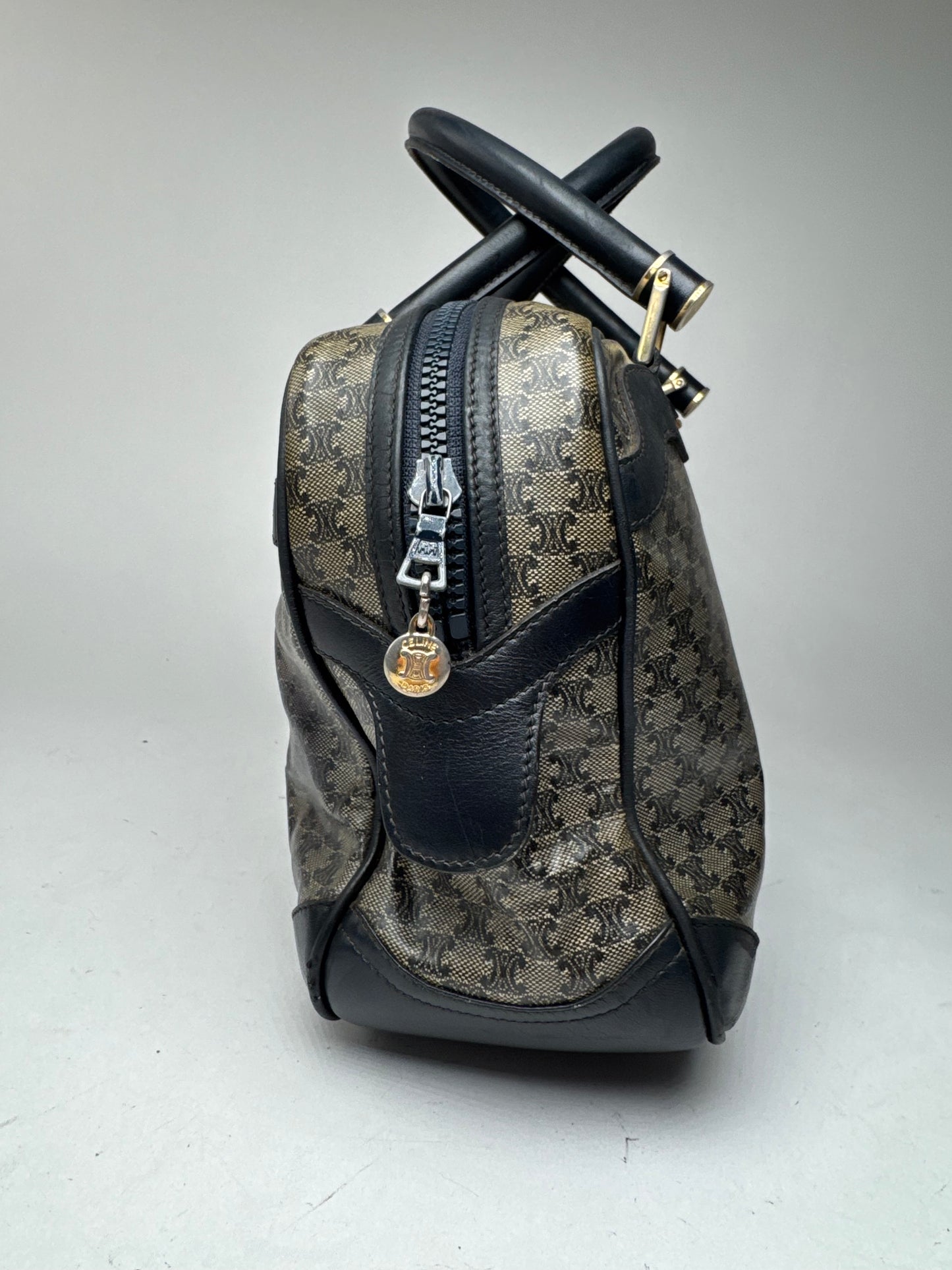 Sac vintage en cuir monogramme Céline Paris Triomphe