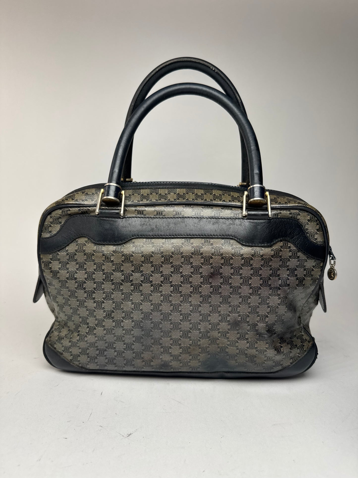 Sac vintage en cuir monogramme Céline Paris Triomphe