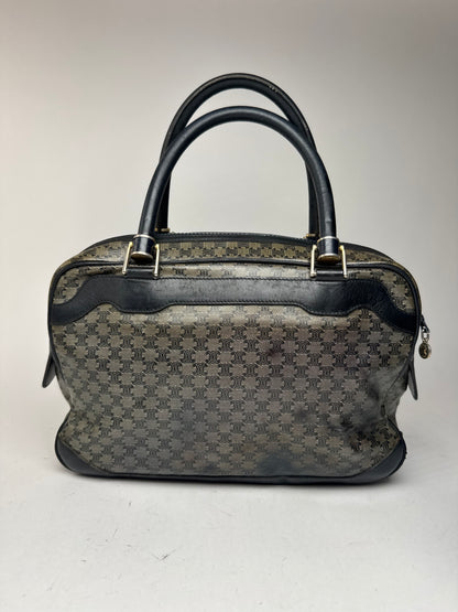 Sac vintage en cuir monogramme Céline Paris Triomphe