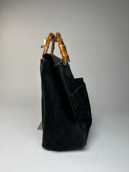 Vintage Gucci bamboo suede Bamboo