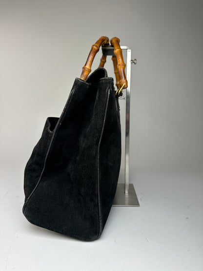 Vintage Gucci bamboo suede Bamboo