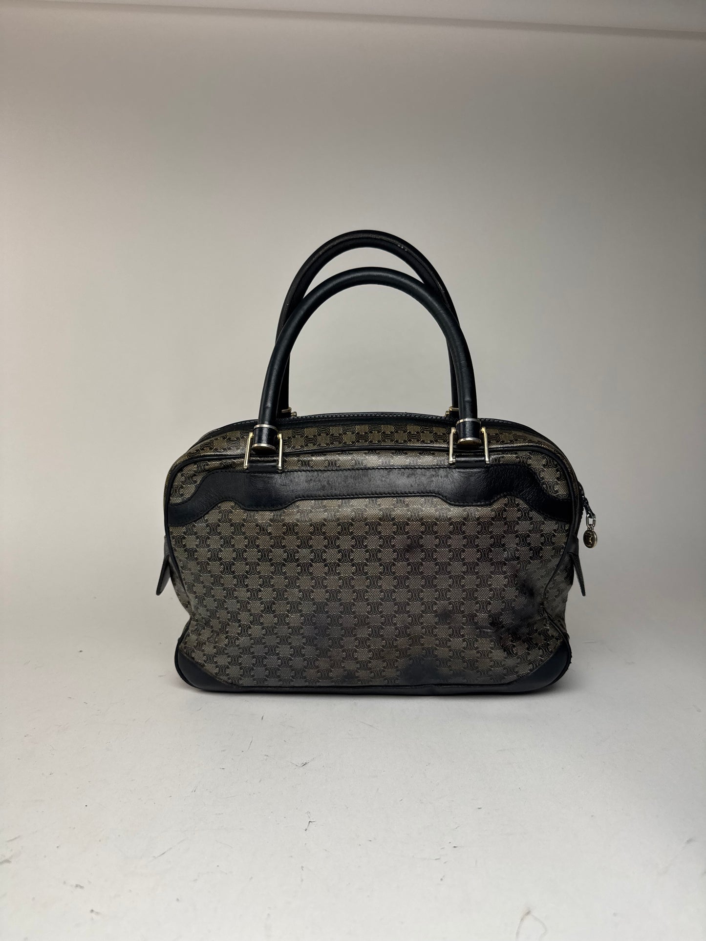 Sac vintage en cuir monogramme Céline Paris Triomphe